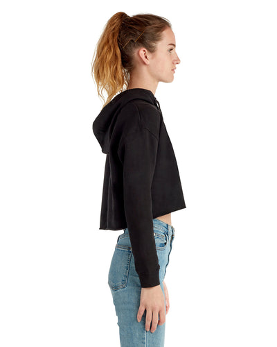 Lane Seven Ladies' Cropped Fleece Hoodie