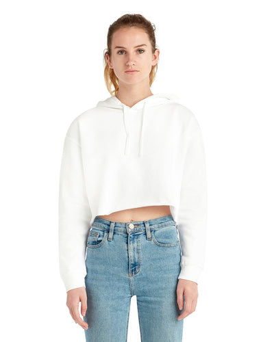 Lane Seven Ladies' Cropped Fleece Hoodie