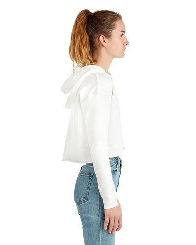 Lane Seven Ladies' Cropped Fleece Hoodie