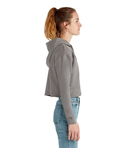 Lane Seven Ladies' Cropped Fleece Hoodie