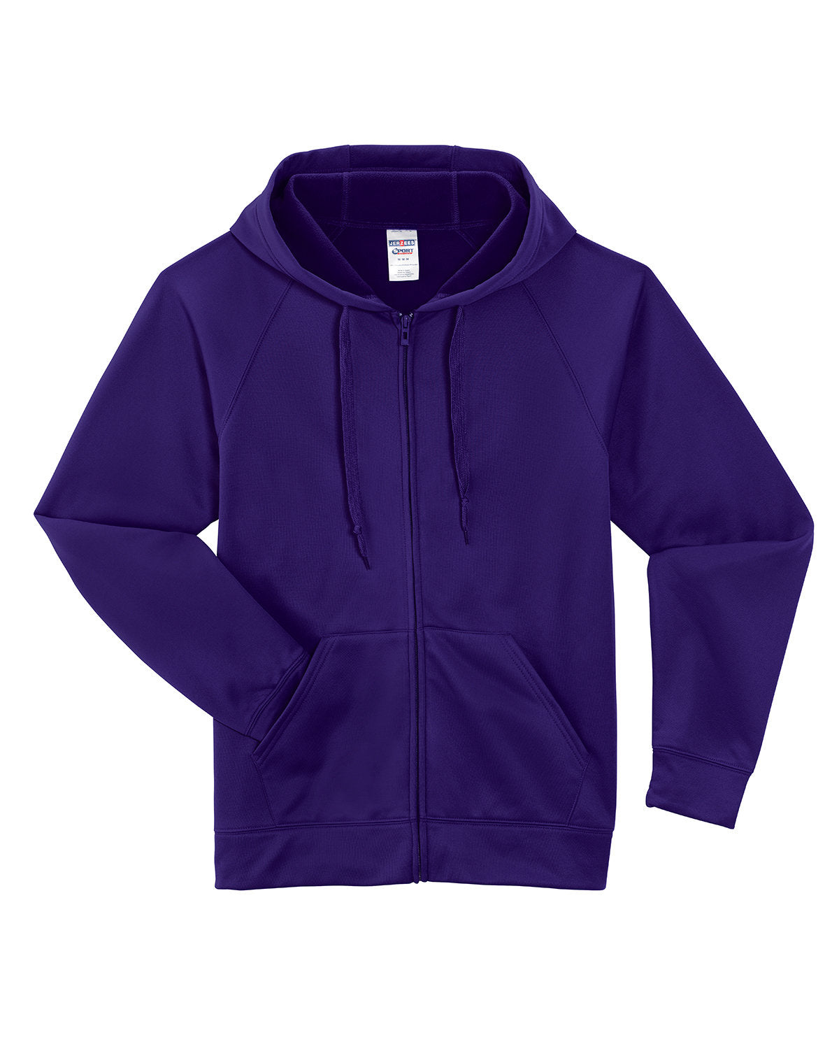 Jerzees Adult 6 oz. DRI-POWER® SPORT Full-Zip Hooded Sweatshirt JERZEES
