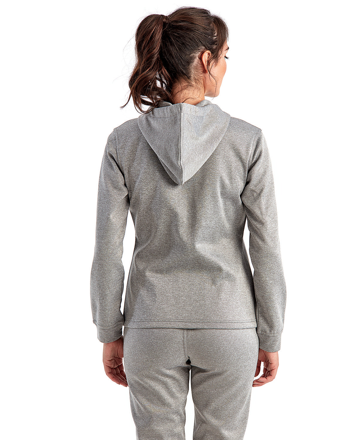 TriDri Ladies' Spun Dyed Full-Zip Hooded Sweatshirt TriDri