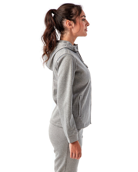 TriDri Ladies' Spun Dyed Full-Zip Hooded Sweatshirt TriDri