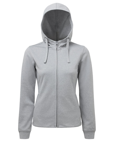 TriDri Ladies' Spun Dyed Full-Zip Hooded Sweatshirt TriDri