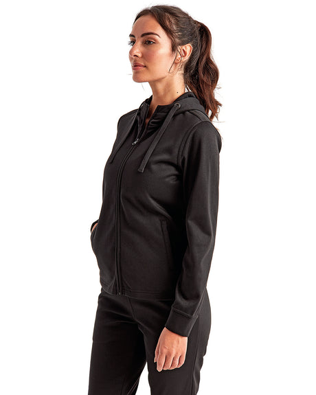 TriDri Ladies' Spun Dyed Full-Zip Hooded Sweatshirt TriDri