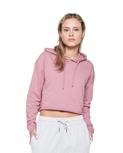 Lane Seven Ladies' Cropped Fleece Hoodie