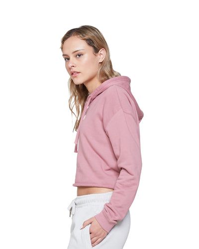 Lane Seven Ladies' Cropped Fleece Hoodie