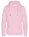 Just Hoods By AWDis Men's 80/20 Heavyweight Cross Over Neck Hooded Sweatshirt AWDis