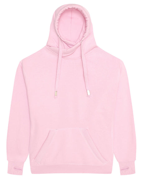 Just Hoods By AWDis Men's 80/20 Heavyweight Cross Over Neck Hooded Sweatshirt AWDis