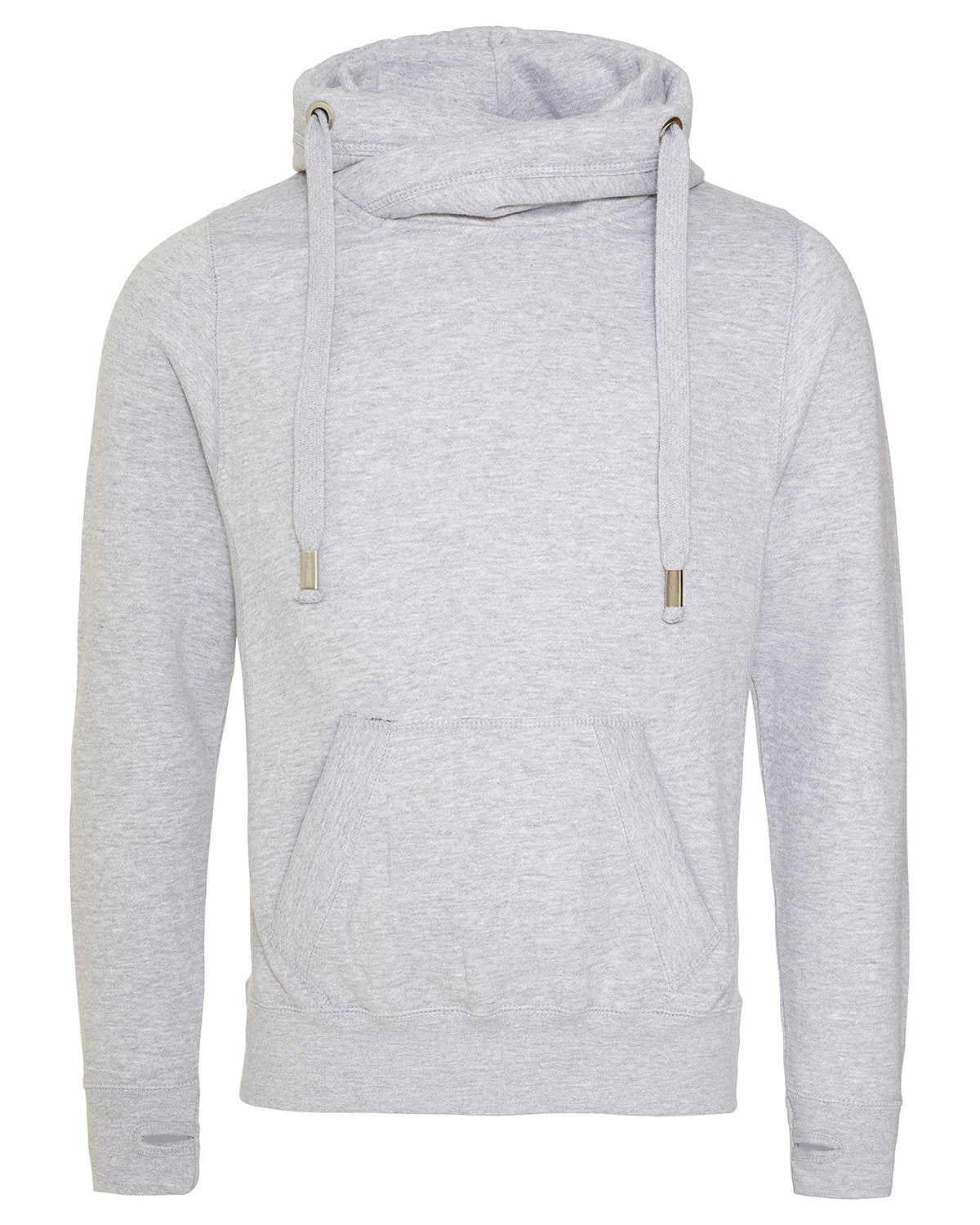 Just Hoods By AWDis Men's 80/20 Heavyweight Cross Over Neck Hooded Sweatshirt AWDis
