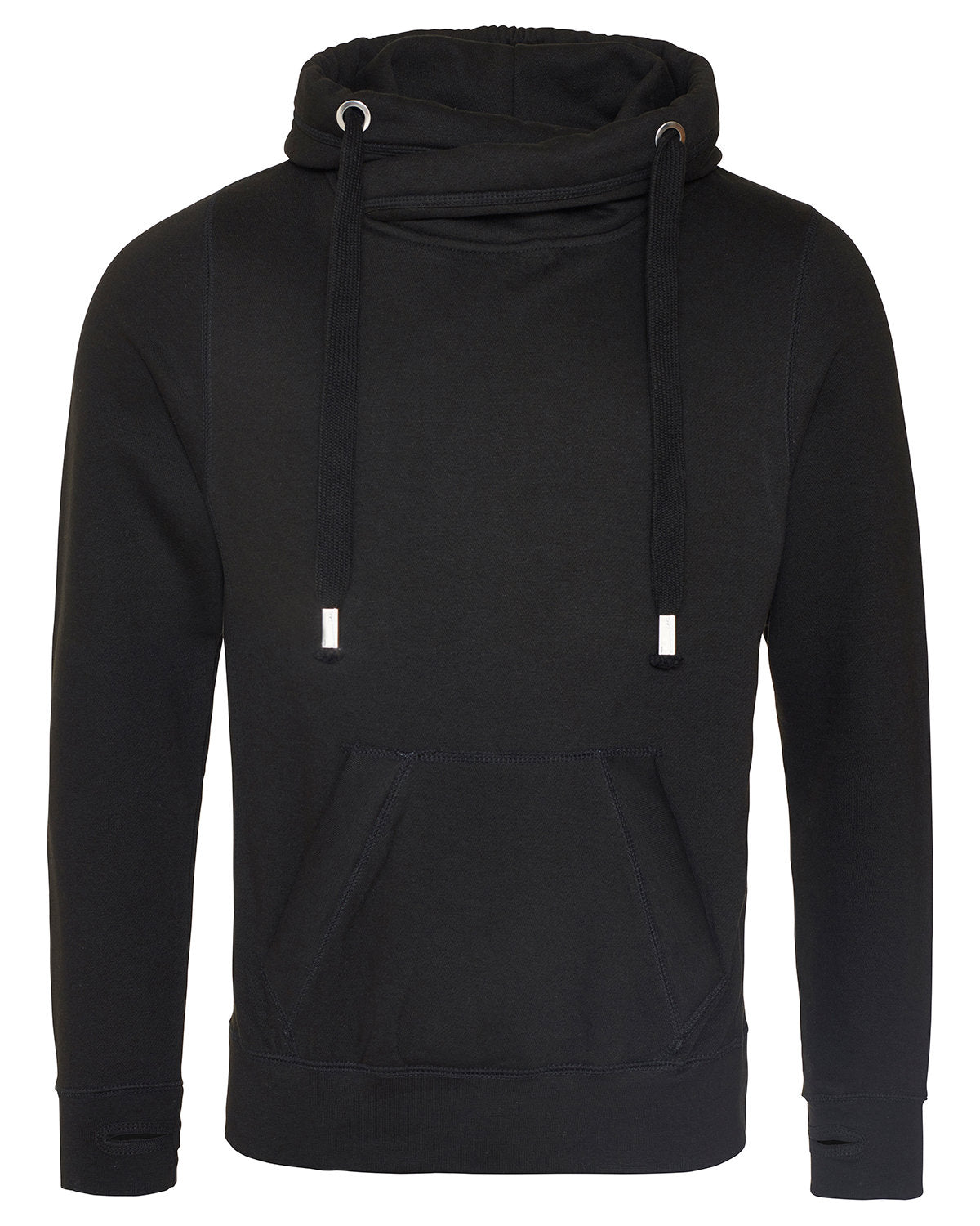 Just Hoods By AWDis Men's 80/20 Heavyweight Cross Over Neck Hooded Sweatshirt AWDis