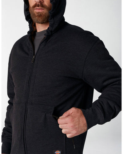 Dickies Men's Fleece-Lined Full-Zip Hooded Sweatshirt