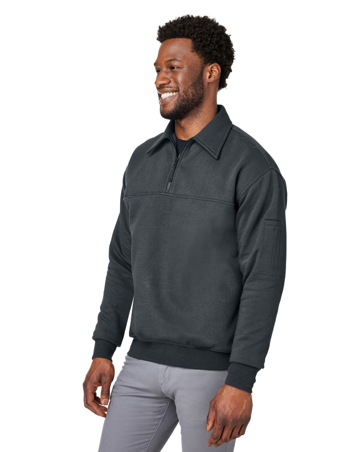 Harriton Unisex ClimaBloc™ Heavyweight Quarter-Zip Mens Apparel Sweatshirts & Fleece