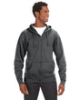 J America Adult Premium Full-Zip Fleece Hooded Sweatshirt J America