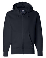 J America Adult Premium Full-Zip Fleece Hooded Sweatshirt J America