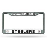 NFL Pittsburgh Steelers Chrome License Plate Frame Fan Gear NFL Pittsburgh Steelers