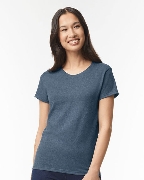 Gildan Women's Heavy Cotton 100% Cotton T-Shirt 5000L Womens Apparel Shirts & Tops
