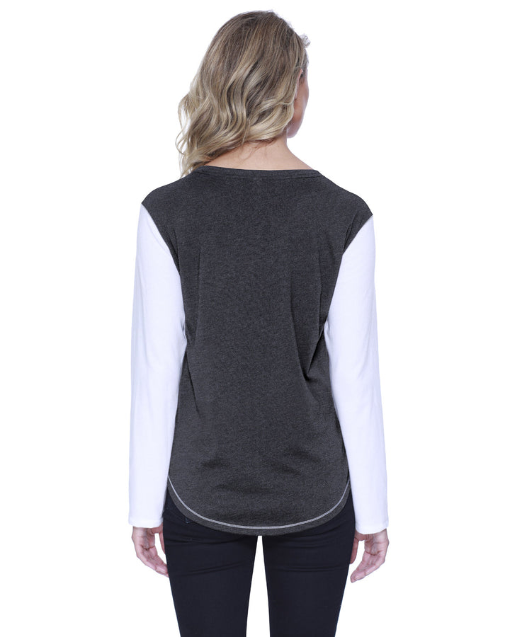 StarTee Ladies' CVC Melrose Long-Sleeve T-Shirt StarTee