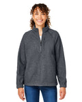 North End Ladies' Aura Sweater Fleece Quarter-Zip North End