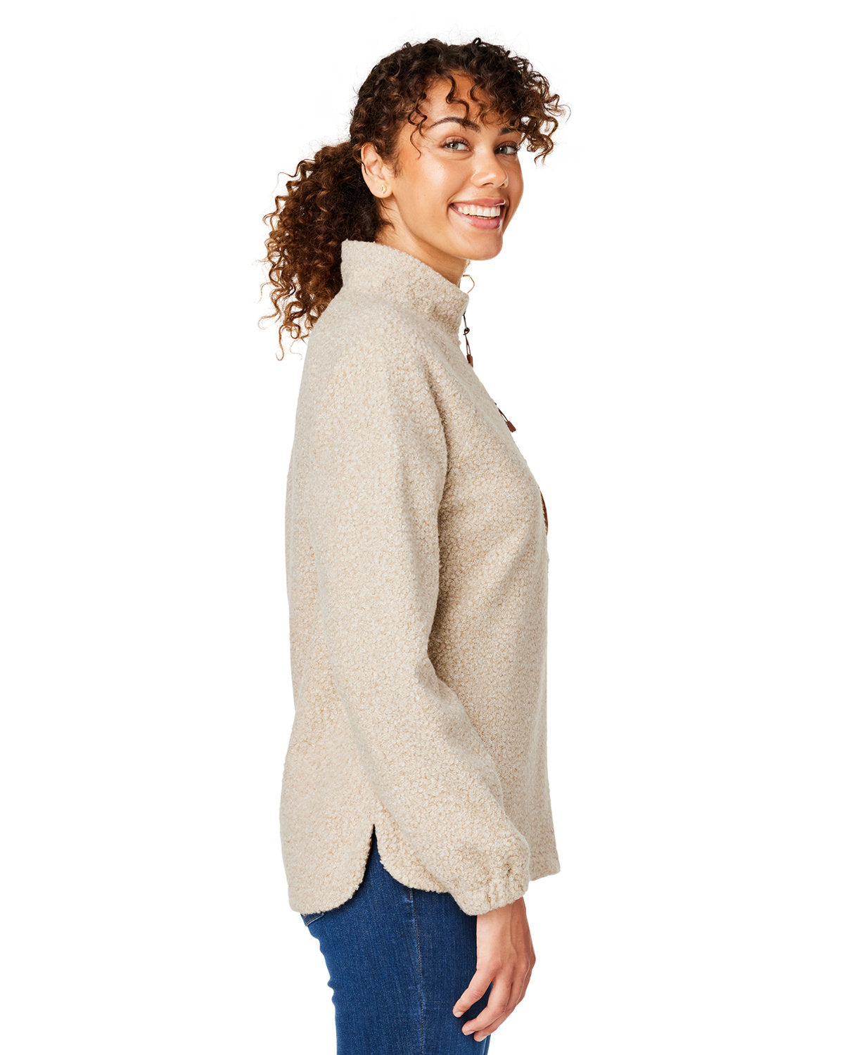 North End Ladies' Aura Sweater Fleece Quarter-Zip North End