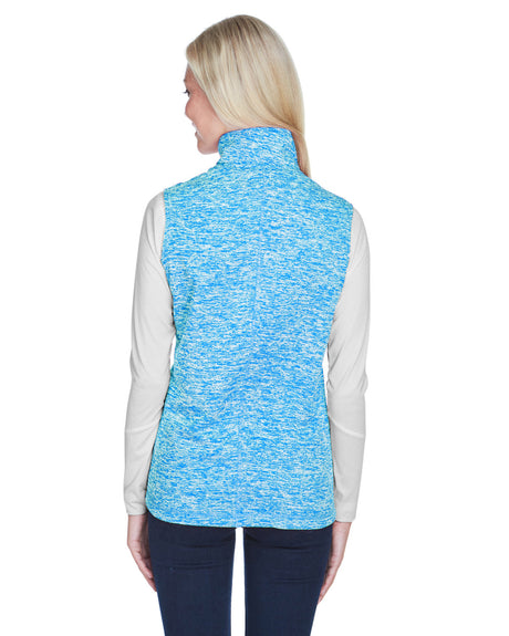 J America Ladies' Lasic Cosmic Fleece Vest J. America