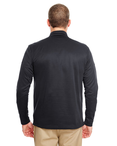 UltraClub Adult Cool & Dry Sport Quarter-Zip Pullover Fleece
