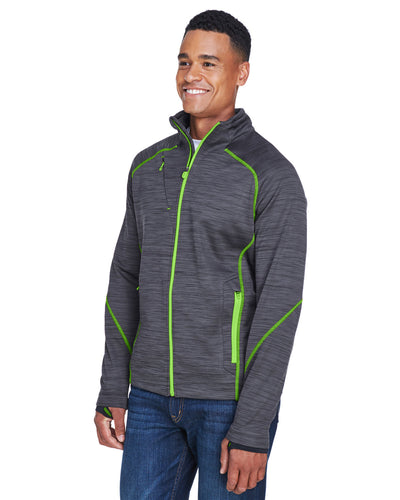North End Men's Flux Mélange Bonded Fleece Jacket