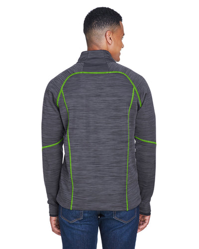North End Men's Flux Mélange Bonded Fleece Jacket