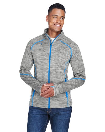 North End Men's Flux Mélange Bonded Fleece Jacket
