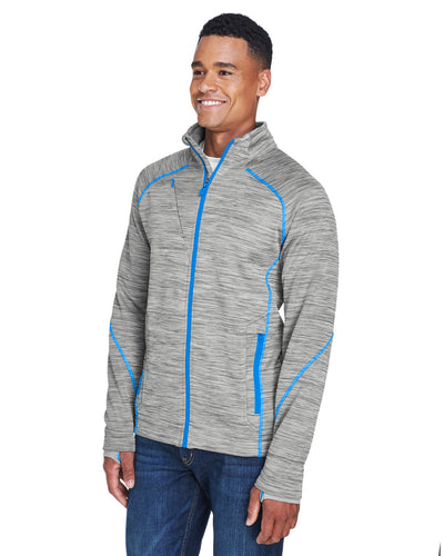 North End Men's Flux Mélange Bonded Fleece Jacket