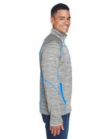 North End Men's Flux Mélange Bonded Fleece Jacket North End
