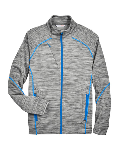 North End Men's Flux Mélange Bonded Fleece Jacket