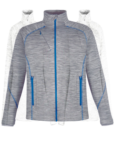 North End Men's Flux Mélange Bonded Fleece Jacket