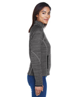 North End Ladies' Flux Mélange Bonded Fleece Jacket North End