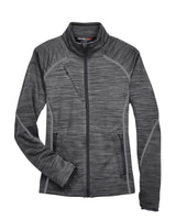 North End Ladies' Flux Mélange Bonded Fleece Jacket North End