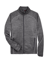 North End Men's Flux Mélange Bonded Fleece Jacket North End