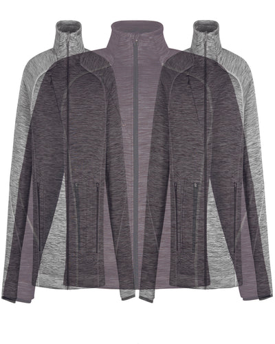 North End Men's Flux Mélange Bonded Fleece Jacket