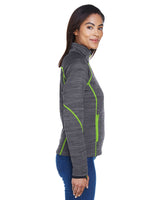 North End Ladies' Flux Mélange Bonded Fleece Jacket North End