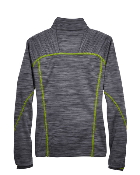 North End Ladies' Flux Mélange Bonded Fleece Jacket North End