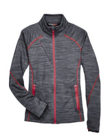 North End Ladies' Flux Mélange Bonded Fleece Jacket North End