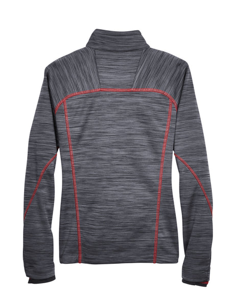 North End Ladies' Flux Mélange Bonded Fleece Jacket North End