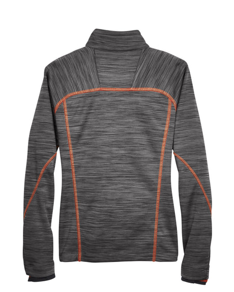 North End Ladies' Flux Mélange Bonded Fleece Jacket North End