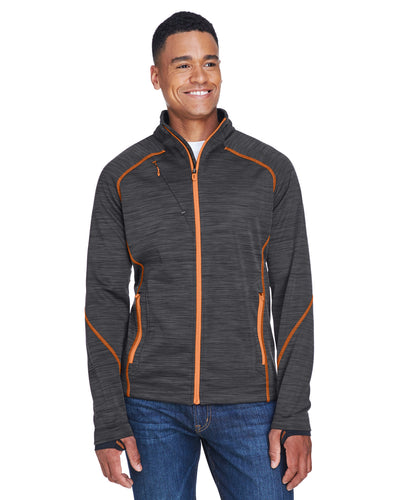 North End Men's Flux Mélange Bonded Fleece Jacket