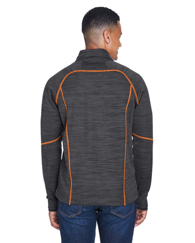 North End Men's Flux Mélange Bonded Fleece Jacket