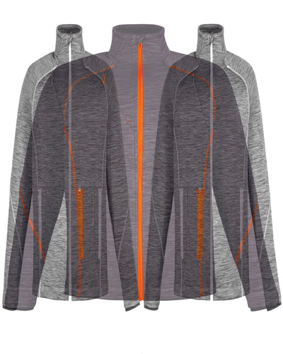 North End Men's Flux Mélange Bonded Fleece Jacket