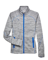 North End Ladies' Flux Mélange Bonded Fleece Jacket North End