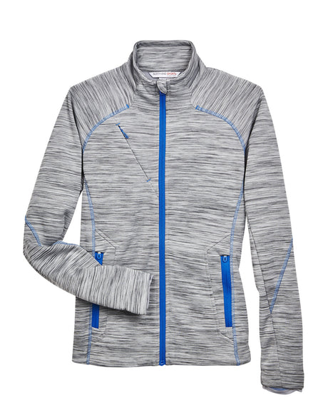 North End Ladies' Flux Mélange Bonded Fleece Jacket North End