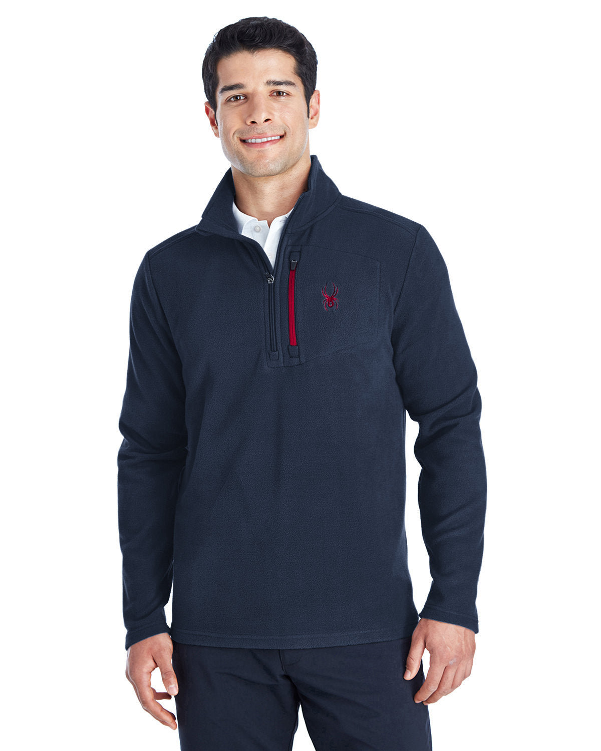 Spyder Men's Transport Quarter-Zip Fleece Pullover Spyder
