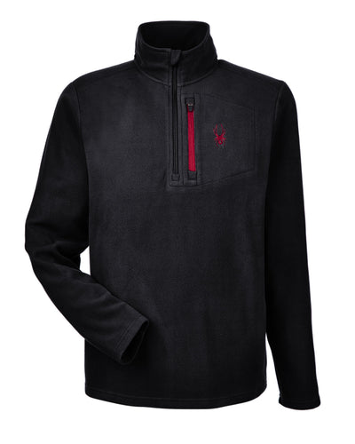 Spyder Men's Transport Quarter-Zip Fleece Pullover