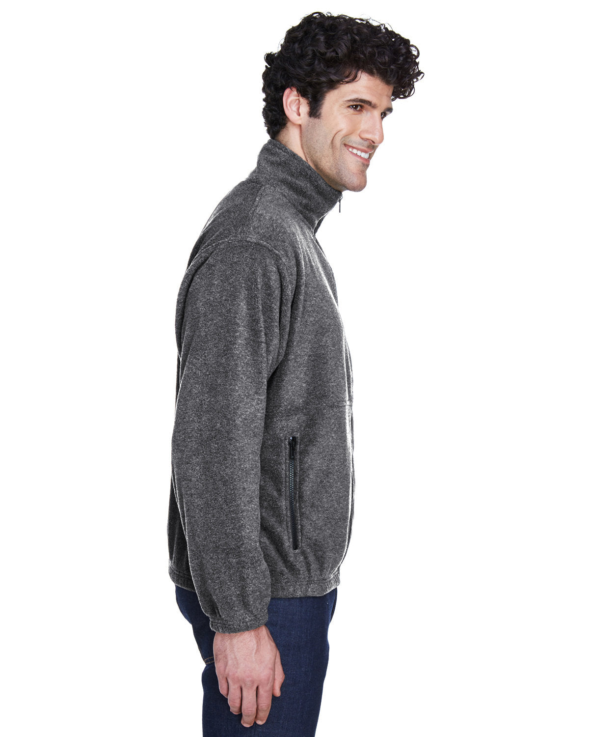 UltraClub Men's Iceberg Fleece Full-Zip Jacket UltraClub